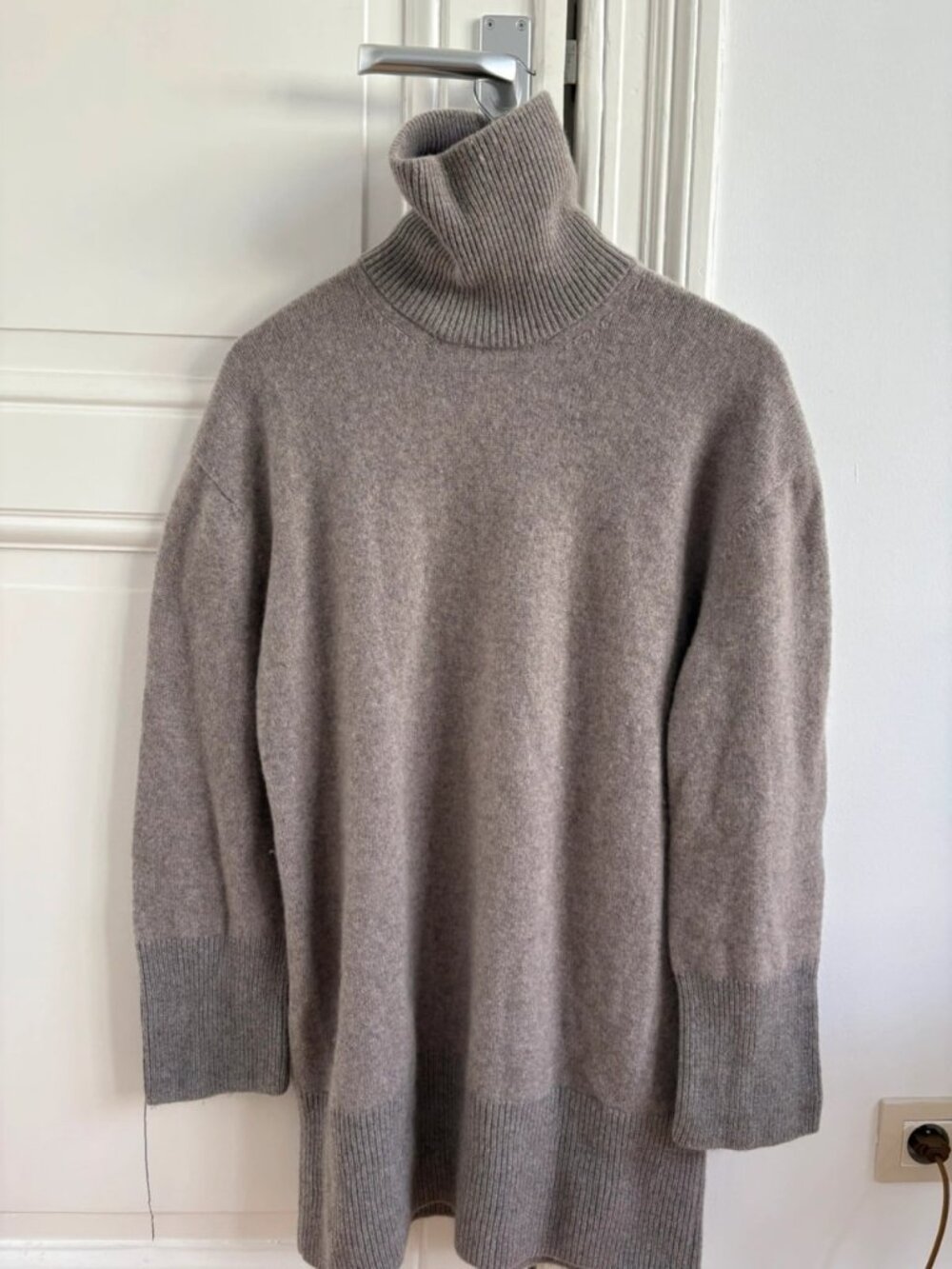 ARKET Cashmere Wool Turtleneck Sweater Grey Size XS